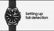 Galaxy Watch3: Setting up fall detection | Samsung
