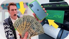 Selling a iPhone 11 Pro to the EcoATM Machine
