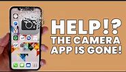 Restore a Missing Camera App on iPhone