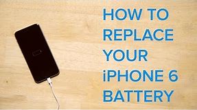 iPhone 6 Battery Replacement in 60 Seconds!