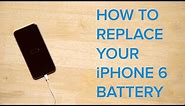 iPhone 6 Battery Replacement in 60 Seconds!