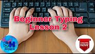 Beginner Typing Lesson 2 | Learn Typing Fast | Learn Typing | Typing Practice | English typing