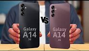 Samsung Galaxy A14 5G vs Samsung Galaxy A14 (4G)
