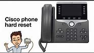 Cisco phone hard reset