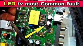 LED tv most Common fault | How to Repair led tv most common fault