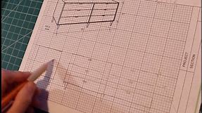 Manual Drafting: Orthographic Sketching on Grid Paper