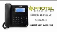 Ericsson-LG iPECS-LIP 9030 & 9040 Handset User Guide 2019