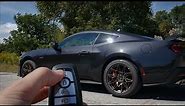 Remote Rev and Keyfob tricks in the Ford Mustang (2024 model)