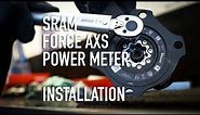 SRAM Force AXS power meter installation (RIDE Media workshop sessions)