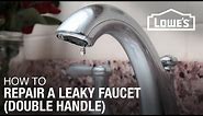 How To Fix A Dripping or Leaky Double Handle Faucet