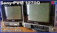 Is Sony's Oldest PVM good for Retro Gaming? 📺 PVM 1270Q CRT from 1983