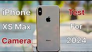 IPhone XS Max Camera Test For 2024 | Detailed Camera Test in Hindi🔥⚡️