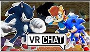 Movie Sonic & Sally Meet Sonic The Werehog! (VR Chat)