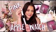Pink Apple Watch Series 9 Unboxing! *not professional* 🎀💓⌚️