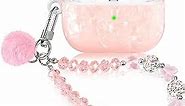 Cute Case for Airpods 3 Pink Crystal Butterfly Cover Compatible with Air Pods 3rd Generation (2021) Shell for Girl