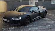 Audi R8 V10 Wrapped Matte Black *Auto Skins Ep 1*