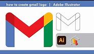how to create gmail logo | Adobe Illustrator