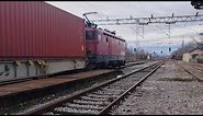 SKG 444-014 ON CONTAINERS AS TRAIN NUMBER 44152 PASSING STATION Aleksinac | 23.12.2023.