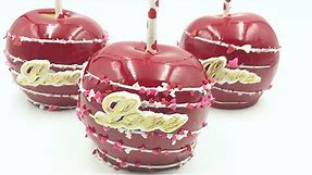 How To Create Red Valentine Candy Apples