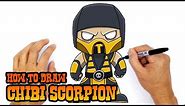 How to Draw Mortal Kombat | Scorpion