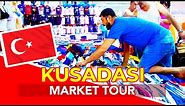 KUSADASI MARKET TURKEY | Shopping in Kuşadası Bazaar (The Wednesday Kusadasi Market)