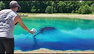 How to Make a Pond Blue - Pond Dye!