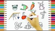 How to draw using Numbers 1 - 10 | Learn Drawing For Kids | Kids Art TV