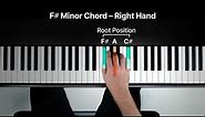 How to Play the F♯ Minor Chord on the Piano