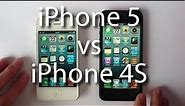 Comparatif iPhone 5 vs iPhone 4S (design et rapidité)