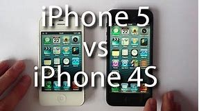 Comparatif iPhone 5 vs iPhone 4S (design et rapidité)