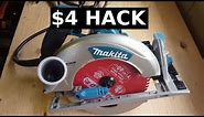 DIY Circular Saw Dust Collection Adapter ($4 Build) (Makita 5007MG)