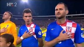 Serbia - Croatia (06.09.2013) National Anthems