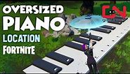Fortnite - Oversized Piano Location - Visit an Oversized Piano and Play the sheet music - Challenge