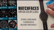Haylou Solar LS05: Instalar AS MELHORES Watch Faces