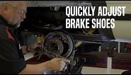 Drum Brake Replacement: Adjusting Brake Shoes and Installing Drum