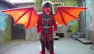 Dragon costume with Articulated wings - Must be 18 or older to order