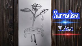 Surrealism | How to Draw SURREALISM Art for Beginners |Easy Drawing Idea