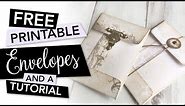 FREE Printable Envelopes + Two Closure Tutorials | FREEBIE
