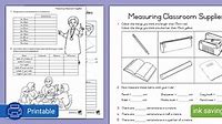 Measuring Classroom Supplies