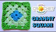 How To Crochet a Granny Square - Beginners Tutorial & Basic Pattern