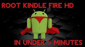 Root Kindle Fire HD 7.5.1 (Less than 5 Minutes)