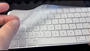 TPU Keyboard Cover Skin for 24 Inch iMac Magic M3 M1 Keyboard with Touch ID Unboxing