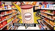 How Does Double Acting Baking Powder... Doubly Act?