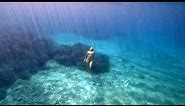 Underwater swimming in Greece, The Ionic Sea