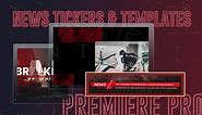 18 Sharp Headline & News Ticker Templates for Premiere Pro - Motion Array