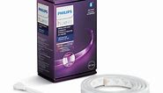 Philips Hue White and Color Ambiance Indoor Light Strip Plus Extension LED 40 inch, White