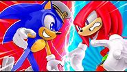 SONIC and KNUCKLES FIGHT in ROBLOX