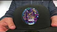 Golden State Warriors IRIDESCENT COLOR-SHIFT Black Fitted Hat by New Era