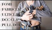 FOMI DCC Fabriclip Ulticlip and Pull the Dot Loop Review | Holster Clip Review