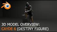 Cayde 6 (Destiny Figure) - 3D Model Overview